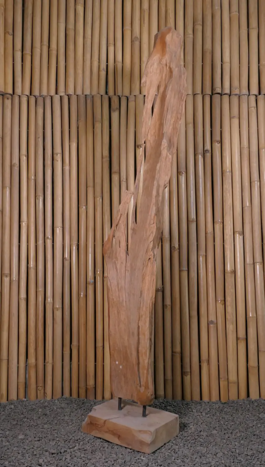  Product image 2 of the product “Root with stand made of teak wood about 190cm height ”